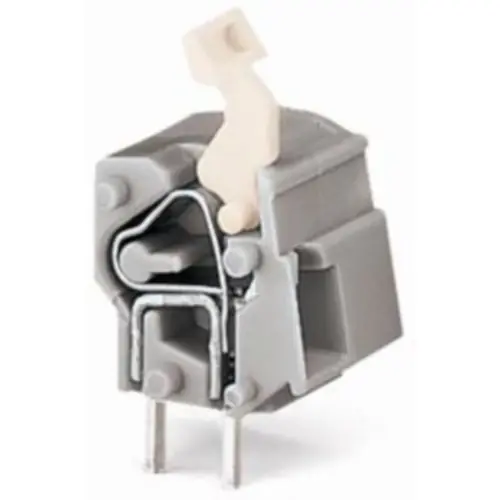 Knallerangebot Leiterplattenklemme, 1-polig, RM 10 mm, 0,08-2,5 mm², 16 A, Käfigklemme, hellgrau, 257-863/999-950