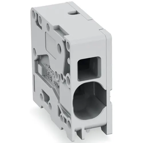 Letzte Chance Leiterplattenklemme, 1-polig, RM 10 mm, 0,75-16 mm², 76 A, Push-in Käfigklemme, grau, 2636-1101