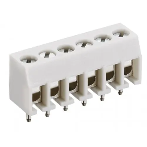 Saisonangebot Leiterplattenklemme, 6-polig, RM 3.5 mm, 1,0 mm², 6 A, Schraubanschluss, hellgrau, KRMC 06