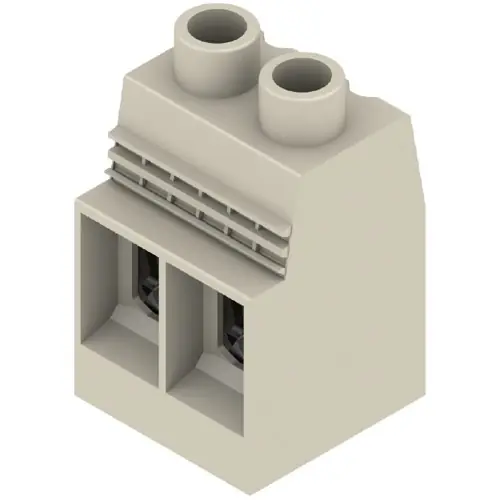 Leiterplattenklemme, 2-polig, RM 15 mm, 0,5-50 mm², 127 A, Schraubanschluss, kieselgrau, 1047210000 Ausverkauf