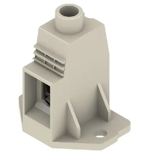 Kracherpreis Leiterplattenklemme, 1-polig, RM 15 mm, 0,5-50 mm², 127 A, Schraubanschluss, kieselgrau, 1047360000