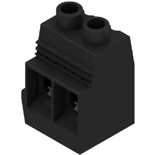 Sale Leiterplattenklemme, 2-polig, RM 15 mm, 0,5-50 mm², 127 A, Schraubanschluss, schwarz, 1047450000