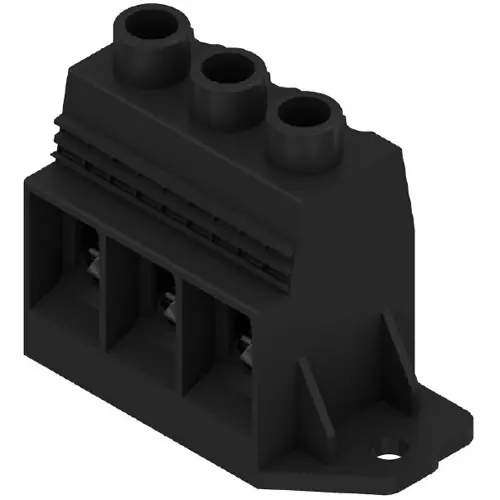 Leiterplattenklemme, 3-polig, RM 15 mm, 0,5-50 mm², 127 A, Schraubanschluss, schwarz, 1047620000 Online Kaufen