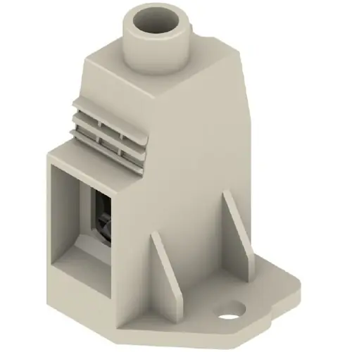 Direktkauf Leiterplattenklemme, 1-polig, RM 15 mm, 0,5-50 mm², 127 A, Schraubanschluss, kieselgrau, 1047680000