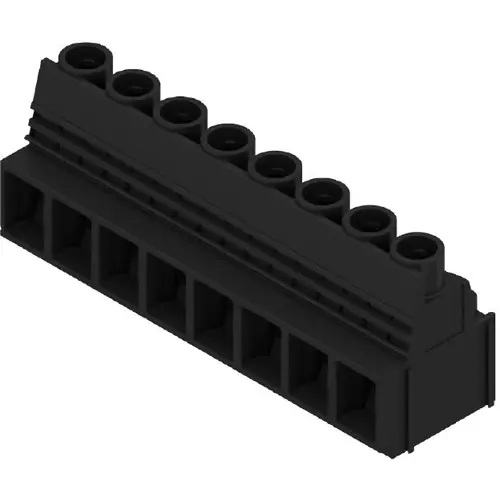 Garantierte Lieferung Leiterplattenklemme, 8-polig, RM 10.16 mm, 0,13-16 mm², 58 A, Schraubanschluss, schwarz, 1226350000