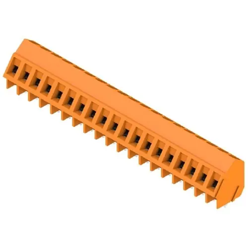 Leiterplattenklemme, 19-polig, RM 5 mm, 0,2-2,5 mm², 15 A, Schraubanschluss, orange, 1233980000 Neue Kollektion