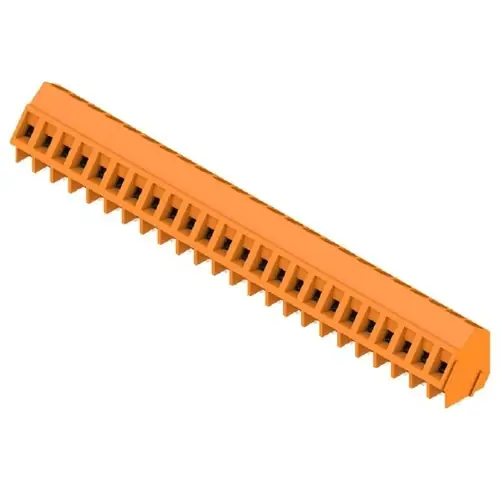 Leiterplattenklemme, 24-polig, RM 5 mm, 0,2-2,5 mm², 15 A, Schraubanschluss, orange, 1234040000 Solange Der Vorrat Reicht