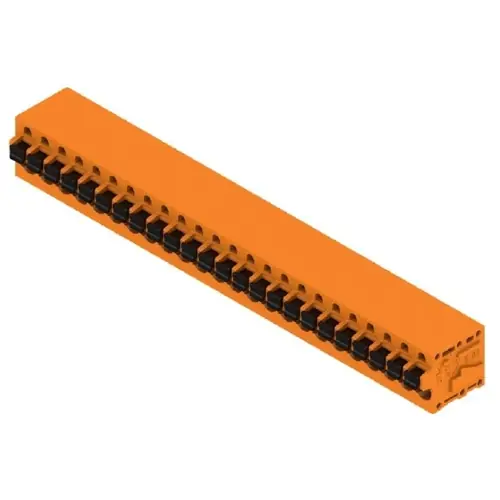 Rabatt Leiterplattenklemme, 24-polig, RM 5.08 mm, 0,12-2,5 mm², 20 A, Federklemmanschluss, orange, 1330950000