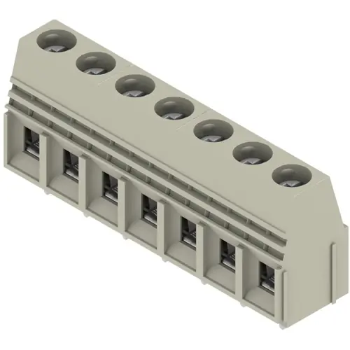 Leiterplattenklemme, 7-polig, RM 10.16 mm, 0,14-16 mm², 65 A, Schraubanschluss, kieselgrau, 9956420000 Bestseller