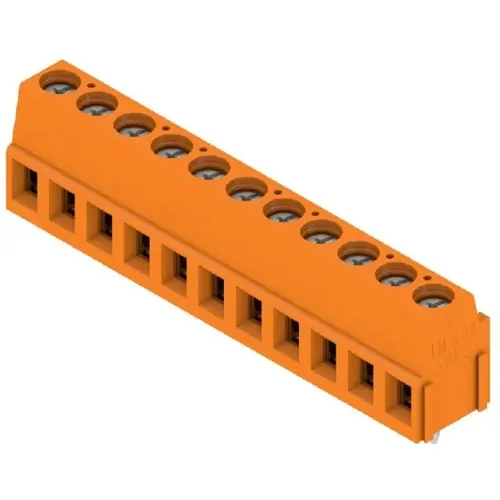 Leiterplattenklemme, 11-polig, RM 5.08 mm, 0,2-2,5 mm², 15 A, Schraubanschluss, orange, 9994200000 Sonderangebot