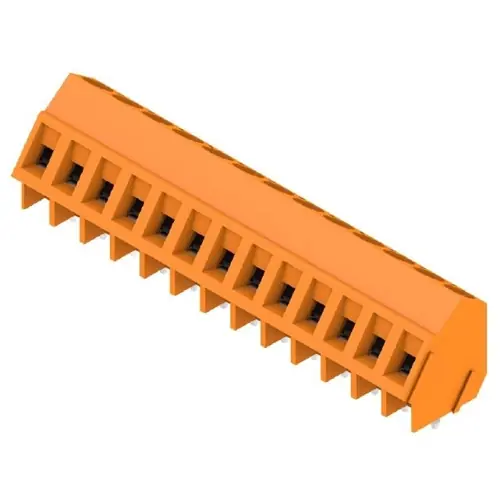 Leiterplattenklemme, 13-polig, RM 5.08 mm, 0,2-2,5 mm², 15 A, Schraubanschluss, orange, 9994640000 Begrenztes Angebot