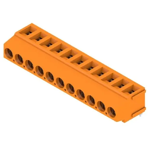 Leiterplattenklemme, 11-polig, RM 5.08 mm, 0,2-2,5 mm², 15 A, Schraubanschluss, orange, 9995040000 Bestseller
