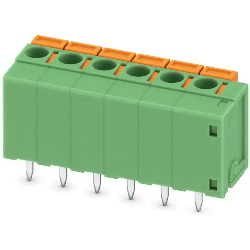 Top-Preis Leiterplattenklemme, 6-polig, RM 5.08 mm, 0,2-1,5 mm², 15 A, Federklemmanschluss, grün, 1791732
