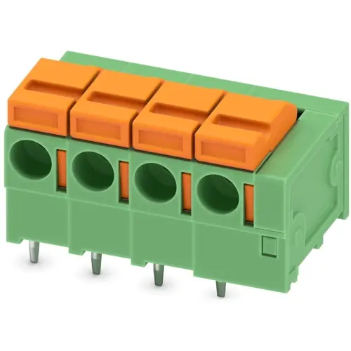 Neue Ware Leiterplattenklemme, 12-polig, RM 5.08 mm, 0,2-1,5 mm², 15 A, Federklemmanschluss, grün, 1932708