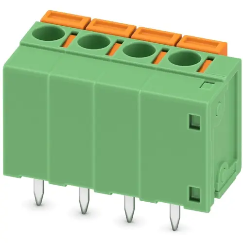 Mega-Angebot Leiterplattenklemme, 4-polig, RM 5.08 mm, 0,2-1,5 mm², 15 A, Federklemmanschluss, grün, 1789113