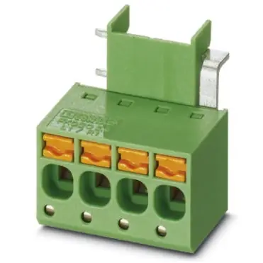 Leiterplattenklemme, 3-polig, RM 5 mm, 0,2-2,5 mm², 20 A, Federklemmanschluss, grün, 1868020 Highlight