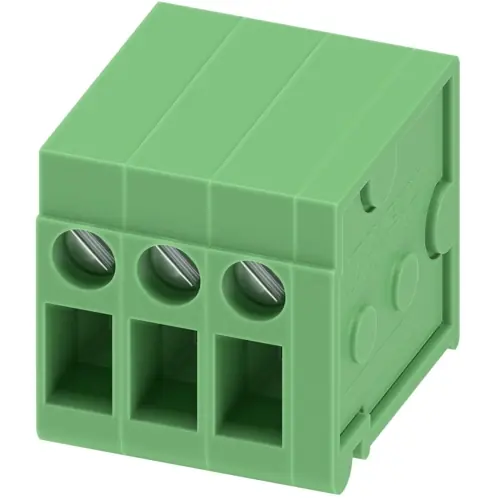 Leiterplattenklemme, 3-polig, RM 5 mm, 0,2-2,5 mm², 24 A, Schraubanschluss, grün, 1700121 Knallerangebot