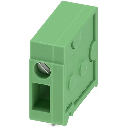 Bestpreis Leiterplattenklemme, 1-polig, RM 5 mm, 0,2-2,5 mm², 24 A, Schraubanschluss, grün, 1700040