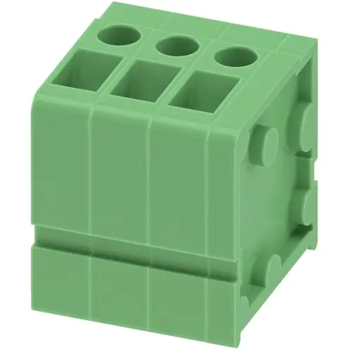 Meistverkauft Leiterplattenklemme, 3-polig, RM 5 mm, 0,2-2,5 mm², 24 A, Schraubanschluss, grün, 1700134