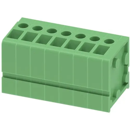 Leiterplattenklemme, 7-polig, RM 5 mm, 0,2-2,5 mm², 24 A, Schraubanschluss, grün, 1724152 Bestpreis