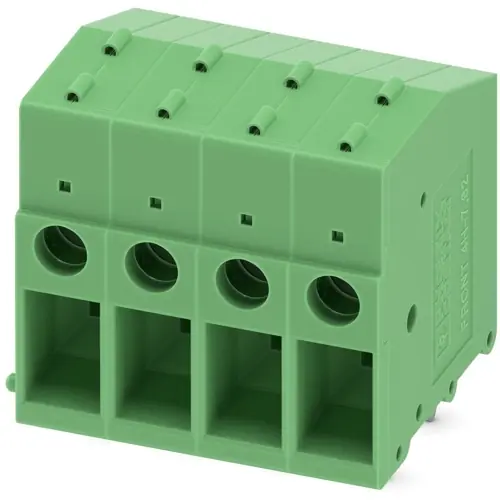 Leiterplattenklemme, 4-polig, RM 7.62 mm, 0,5-6,0 mm², 32 A, Schraubanschluss, grün, 1703212 Sonderangebot