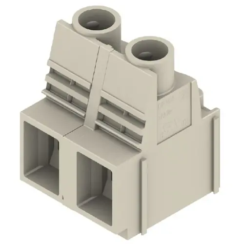 Leiterplattenklemme, 2-polig, RM 12.7 mm, 0,13-16 mm², 65 A, Schraubanschluss, kieselgrau, 1839180000 Bestpreis