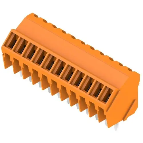 Leiterplattenklemme, 11-polig, RM 3.5 mm, 0,08-2,08 mm², 10 A, Schraubanschluss, orange, 1845290000 Kostenfreie Lieferung