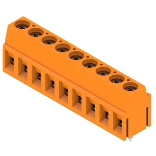 Sonderaktion Leiterplattenklemme, 9-polig, RM 5 mm, 0,2-2,5 mm², 15 A, Schraubanschluss, orange, 1845350000