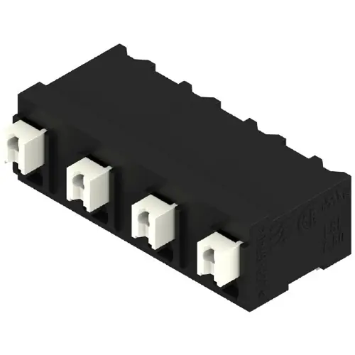 Leiterplattenklemme, 4-polig, RM 7.5 mm, 0,13-1,5 mm², 12 A, Federklemmanschluss, schwarz, 1869760000 Solange Der Vorrat Reicht