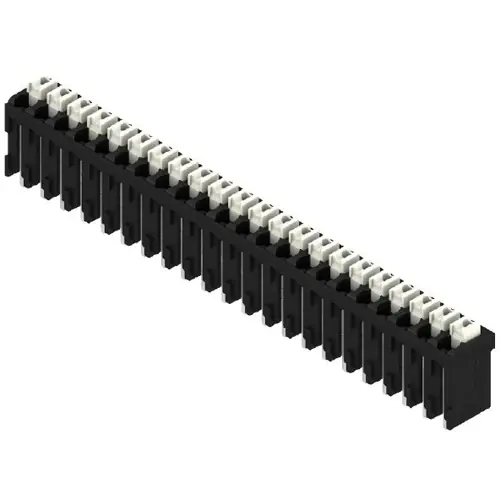 Leiterplattenklemme, 22-polig, RM 3.81 mm, 0,13-1,5 mm², 12 A, Federklemmanschluss, schwarz, 1870110000 Must-Have