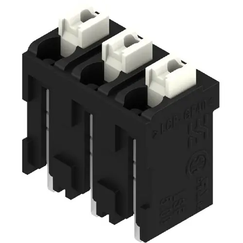 Leiterplattenklemme, 3-polig, RM 5 mm, 0,13-1,5 mm², 12 A, Federklemmanschluss, schwarz, 1870150000 Beliebt