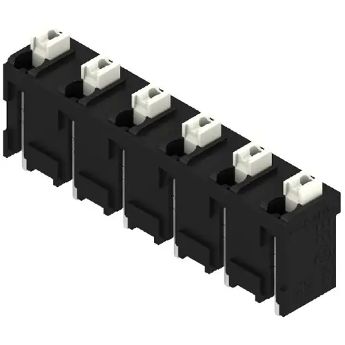 Preisknaller Leiterplattenklemme, 6-polig, RM 7.5 mm, 0,13-1,5 mm², 12 A, Federklemmanschluss, schwarz, 1870320000
