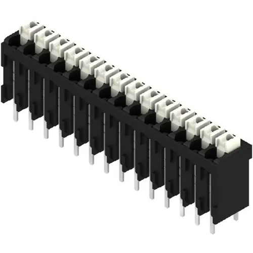 Leiterplattenklemme, 14-polig, RM 3.5 mm, 0,13-1,5 mm², 12 A, Federklemmanschluss, schwarz, 1870360000 Sichere Zahlung