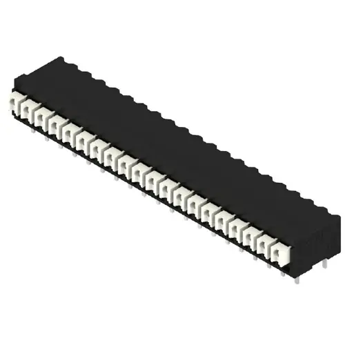 Leiterplattenklemme, 20-polig, RM 3.5 mm, 0,13-1,5 mm², 12 A, Federklemmanschluss, schwarz, 1870450000 Saisonangebot