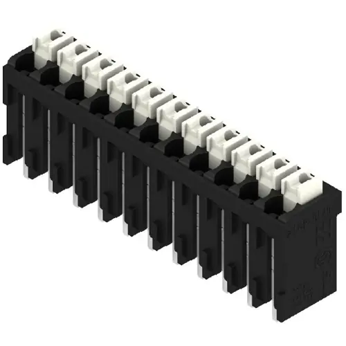 Leiterplattenklemme, 11-polig, RM 3.5 mm, 0,13-1,5 mm², 12 A, Federklemmanschluss, schwarz, 1870730000 Rabatt