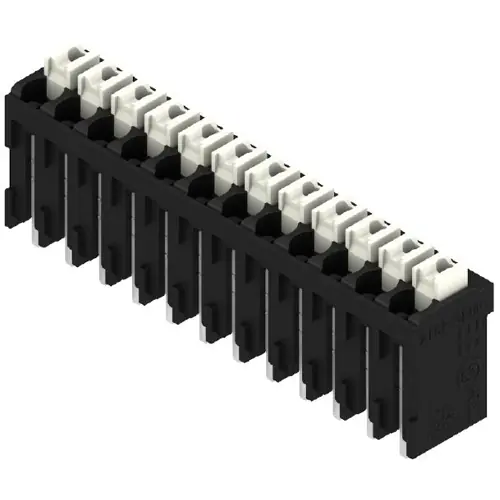 Top-Angebot Leiterplattenklemme, 12-polig, RM 3.5 mm, 0,13-1,5 mm², 12 A, Federklemmanschluss, schwarz, 1870740000