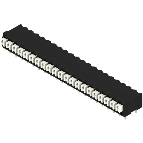 Preisreduziert Leiterplattenklemme, 21-polig, RM 3.81 mm, 0,13-1,5 mm², 12 A, Federklemmanschluss, schwarz, 1871280000
