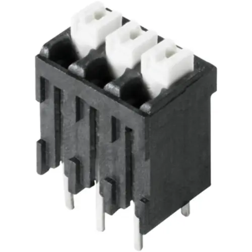 Jetzt Kaufen Leiterplattenklemme, 4-polig, RM 3.5 mm, 0,13-1,5 mm², 12 A, Federklemmanschluss, schwarz, 1874540000