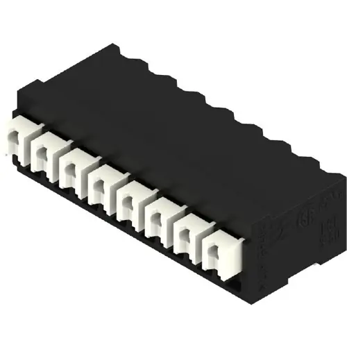 Kostenloser Rückversand Leiterplattenklemme, 8-polig, RM 3.5 mm, 0,13-1,5 mm², 12 A, Federklemmanschluss, schwarz, 1874890000