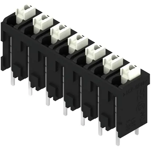 Leiterplattenklemme, 7-polig, RM 5 mm, 0,13-1,5 mm², 12 A, Federklemmanschluss, schwarz, 1876220000 Sale