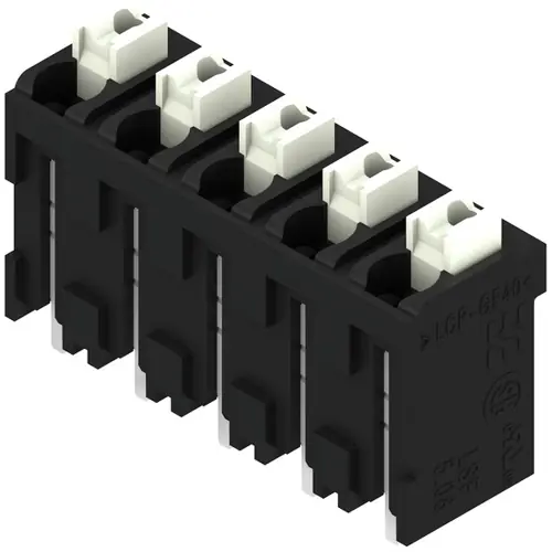 Leiterplattenklemme, 5-polig, RM 5.08 mm, 0,13-1,5 mm², 12 A, Federklemmanschluss, schwarz, 1876290000 Ausverkauf
