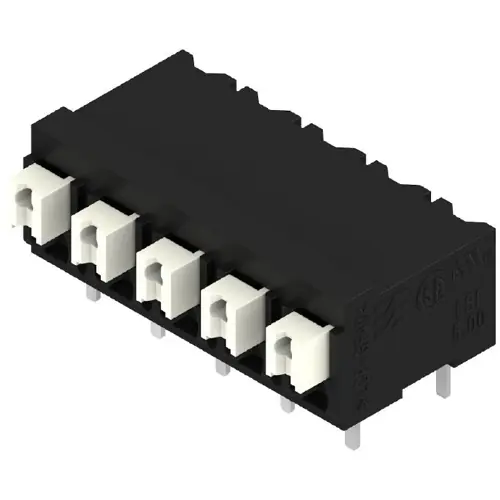 Direkt Vom Hersteller Leiterplattenklemme, 5-polig, RM 5 mm, 0,13-1,5 mm², 12 A, Federklemmanschluss, schwarz, 1876550000