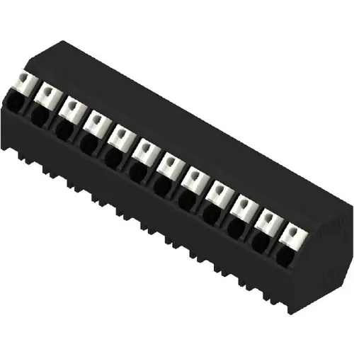 Saisonangebot Leiterplattenklemme, 12-polig, RM 5 mm, 0,13-1,5 mm², 12 A, Federklemmanschluss, schwarz, 1884680000