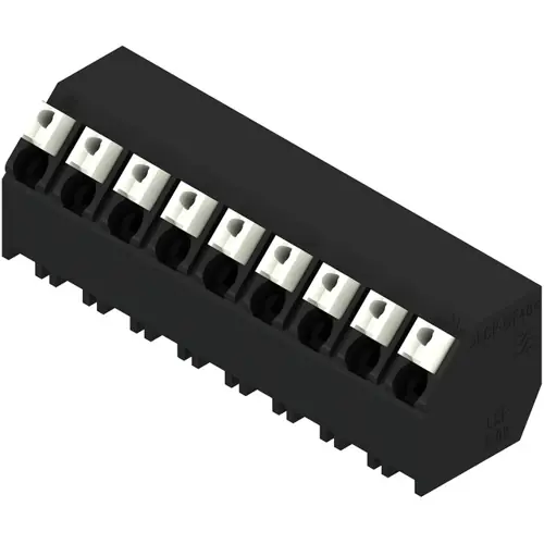 Leiterplattenklemme, 9-polig, RM 5.08 mm, 0,13-1,5 mm², 12 A, Federklemmanschluss, schwarz, 1884800000 Begrenztes Angebot