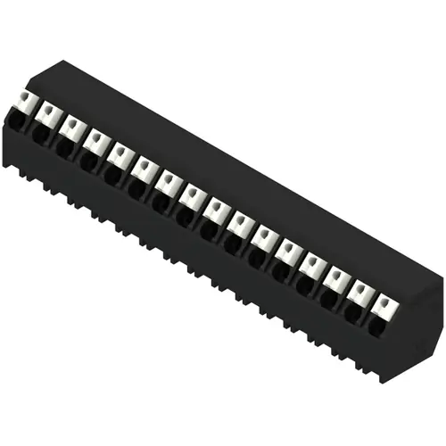 Preiswert Leiterplattenklemme, 16-polig, RM 5.08 mm, 0,13-1,5 mm², 12 A, Federklemmanschluss, schwarz, 1884870000