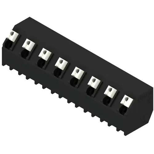 Solange Der Vorrat Reicht Leiterplattenklemme, 8-polig, RM 7.5 mm, 0,13-1,5 mm², 12 A, Federklemmanschluss, schwarz, 1884940000