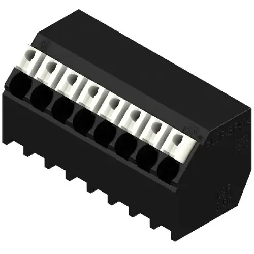 Leiterplattenklemme, 8-polig, RM 3.5 mm, 0,13-1,5 mm², 12 A, Federklemmanschluss, schwarz, 1885240000 Meistverkauft