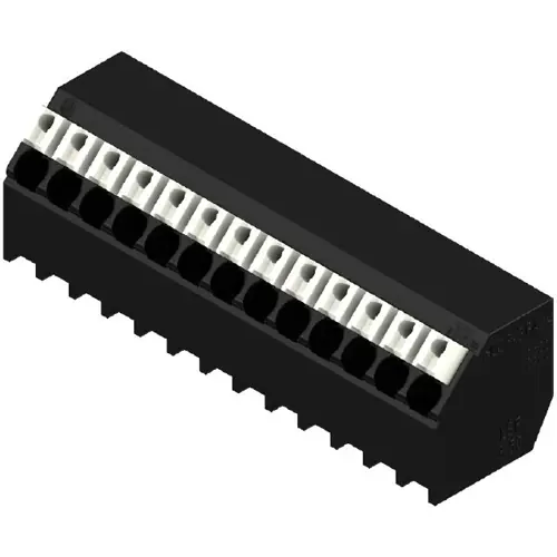 Leiterplattenklemme, 13-polig, RM 3.5 mm, 0,13-1,5 mm², 12 A, Federklemmanschluss, schwarz, 1885290000 Sofort Bestellen