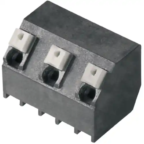 Neue Kollektion Leiterplattenklemme, 6-polig, RM 7.62 mm, 0,13-1,5 mm², 12 A, Federklemmanschluss, schwarz, 1887150000