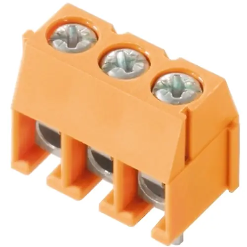 Kostenloser Versand Leiterplattenklemme, 10-polig, RM 3.5 mm, 0,08-1,5 mm², 10 A, Schraubanschluss, orange, 1912400000